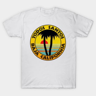 Surf Todos Santos Mexico Surfing Baja California Sur Vintage T-Shirt